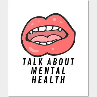 Talk About Mental Health Posters and Art